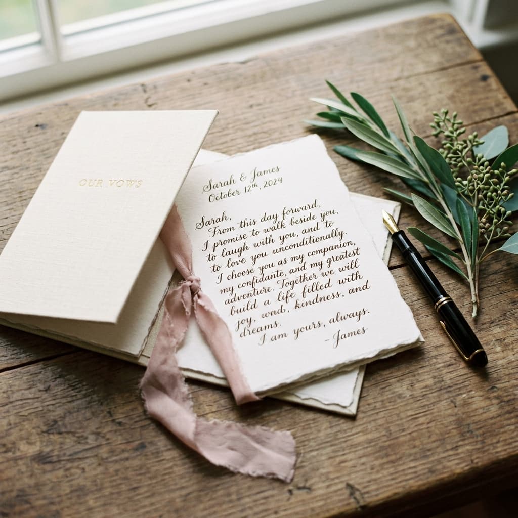 How to Write Your Own Wedding Vows
