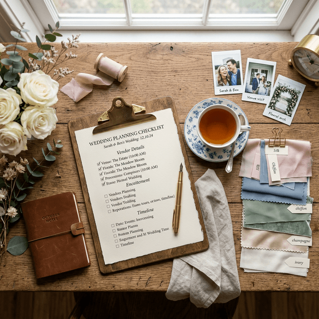 Wedding Vendor Checklist